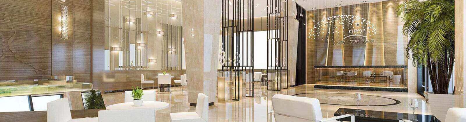 Repräsentative Lobby als Bildsprache für Beteiligungen